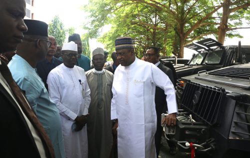 SENATOR GAIDAM INSPECTS MODIFIED LIGHT TACTICAL ARMOURED VEHICLES 3